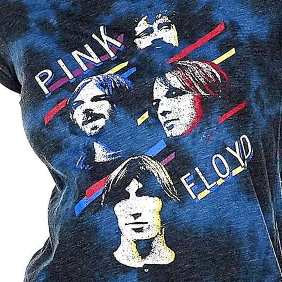 Pink Floyd Photo Logo Tie Dye rock Official T-Shirt XS NWT - Picture 2 of 3